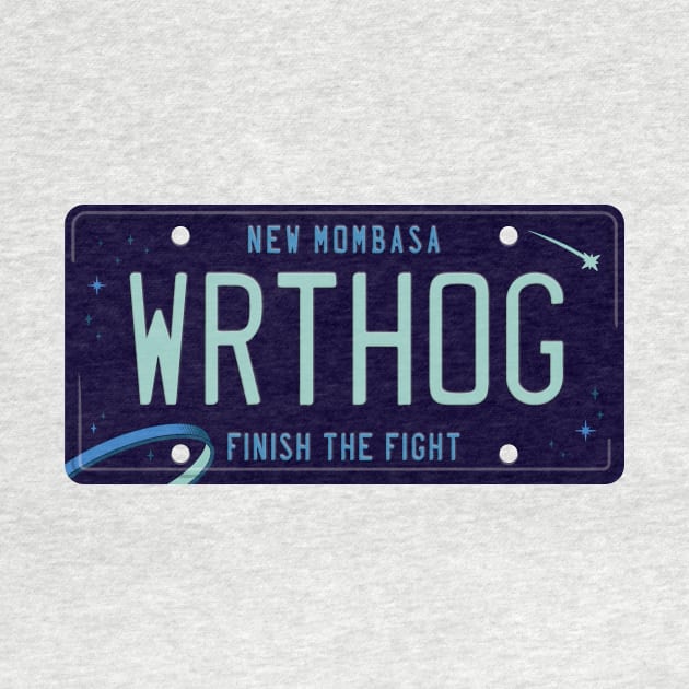 Warthog License Plate by DCLawrenceUK